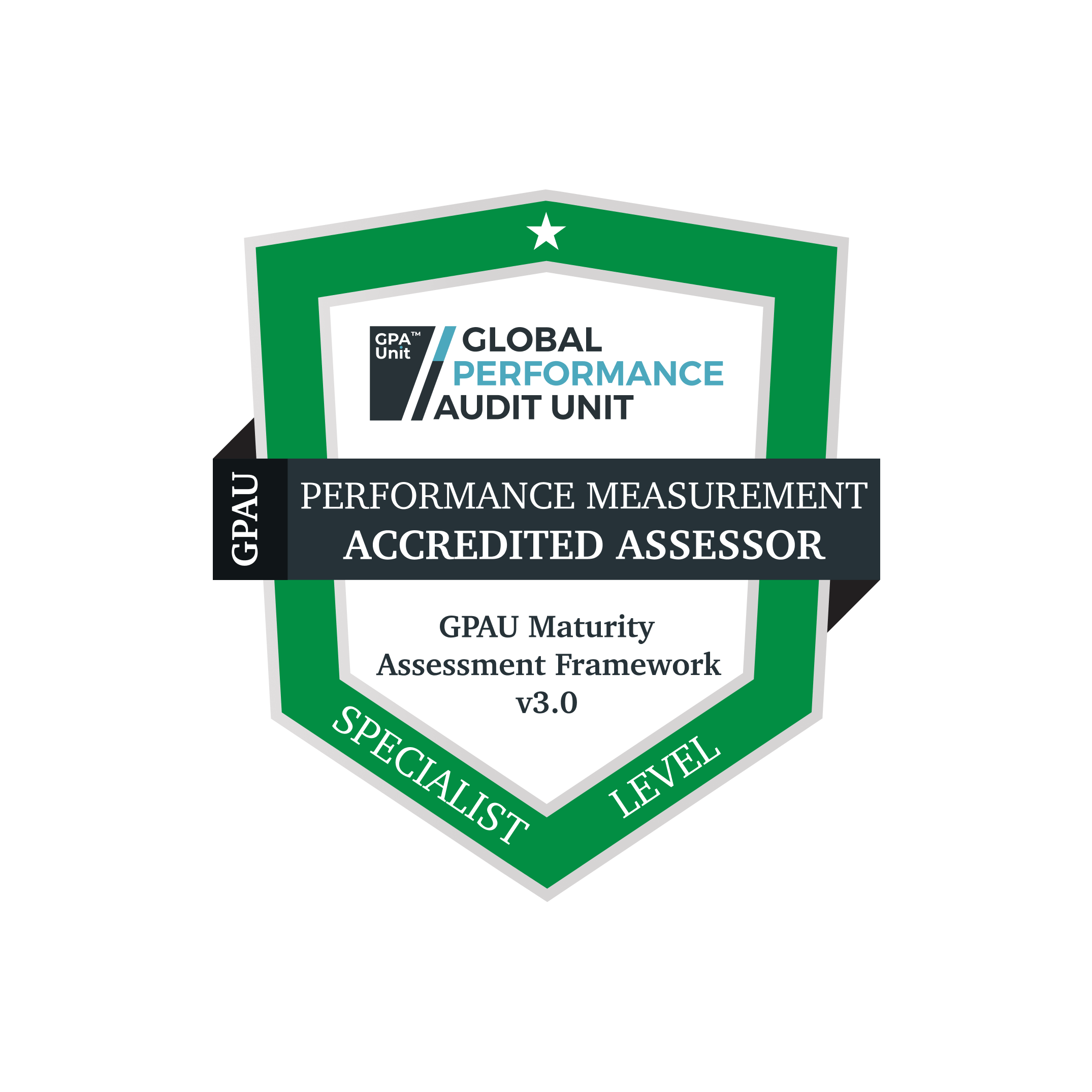 Accredited Assessor Badges 02 Performance Measurement 01 Specialist Level badge